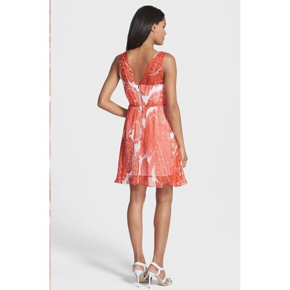 ✨Milly ‘Anna' Print Silk Fit & Flare Dress✨ - Picture 2 of 8